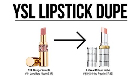 dupe ysl lipstick|lipstick dupes.